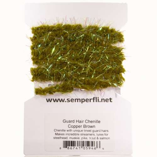 Guard Hair Chenille Copper Brown